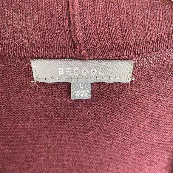 BECOOL Women’s Large Cardigan Sweater - Picture 5 of 5